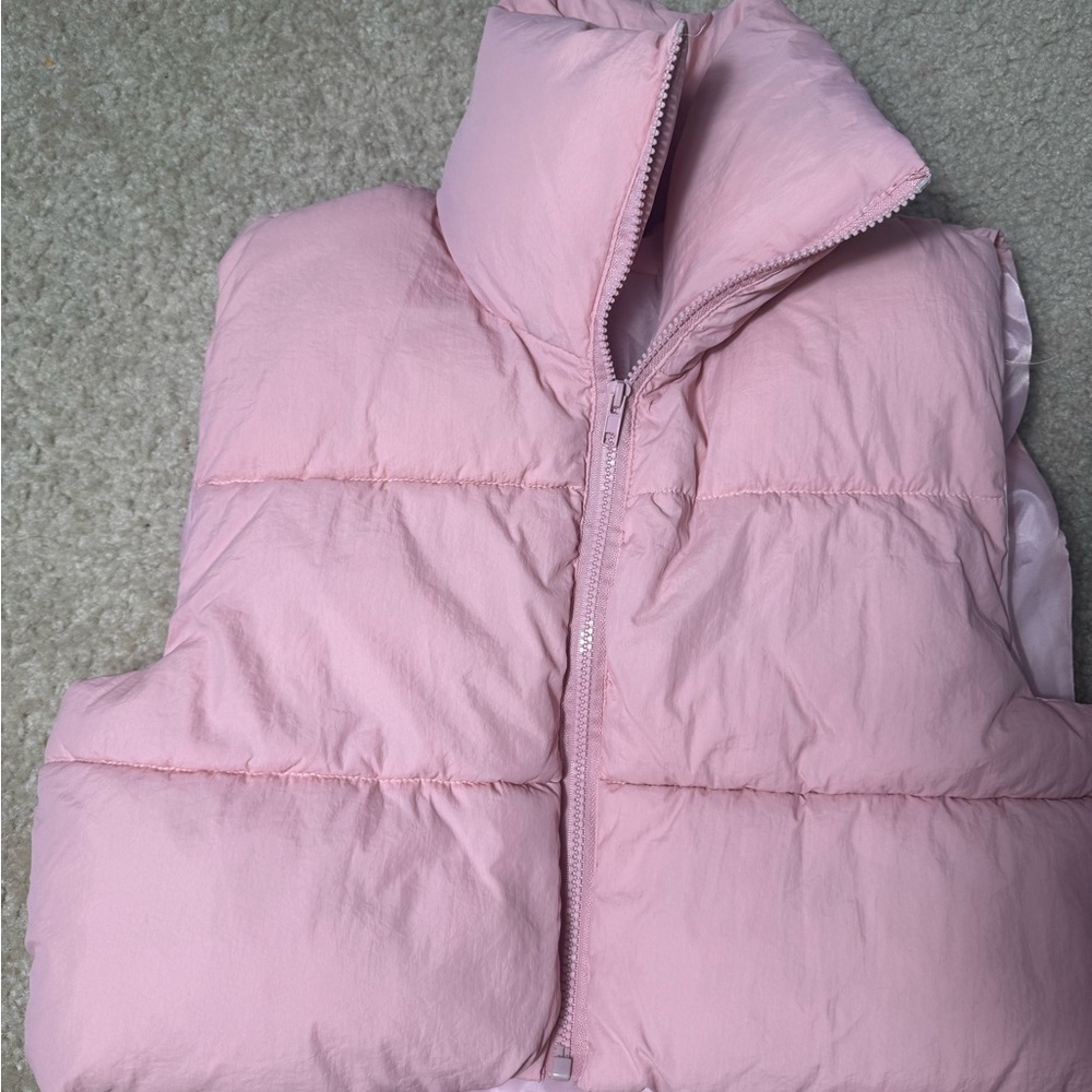 Kids Pink Puffer Vest